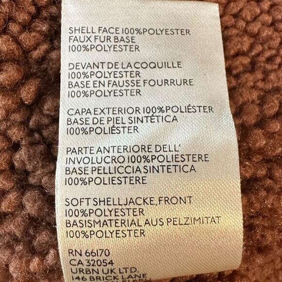 Free People Western Bohemian Retro 70s Winter Faux Sherpa Suede Diogo Coat Small - Picture 12 of 13